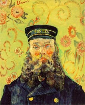 Vincent Van Gogh : Portrait of the Postman Joseph Roulin V